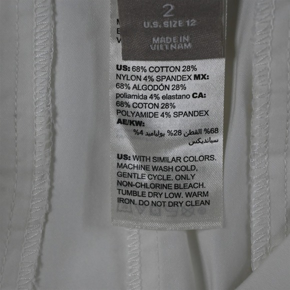 Chicos 2 / 12‎ White Slim Casual Cargo Womens Pants - Picture 7 of 9